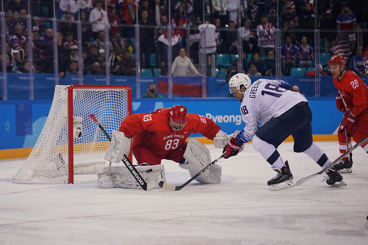 Hockey Players playing hockey