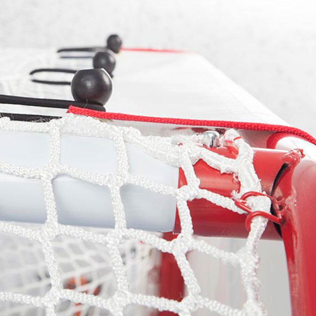 Closeup of how to install Ultimate Goalie 