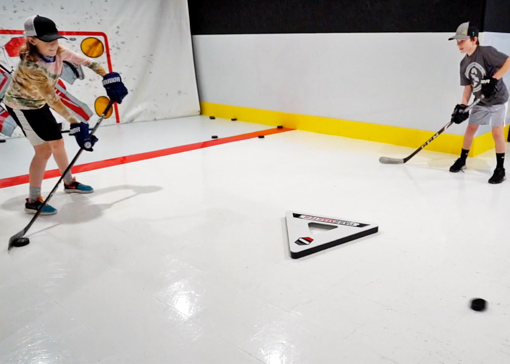 HOCKEY BALL REBOUNDER - Patented Passing Training Aid - Passer for Ind